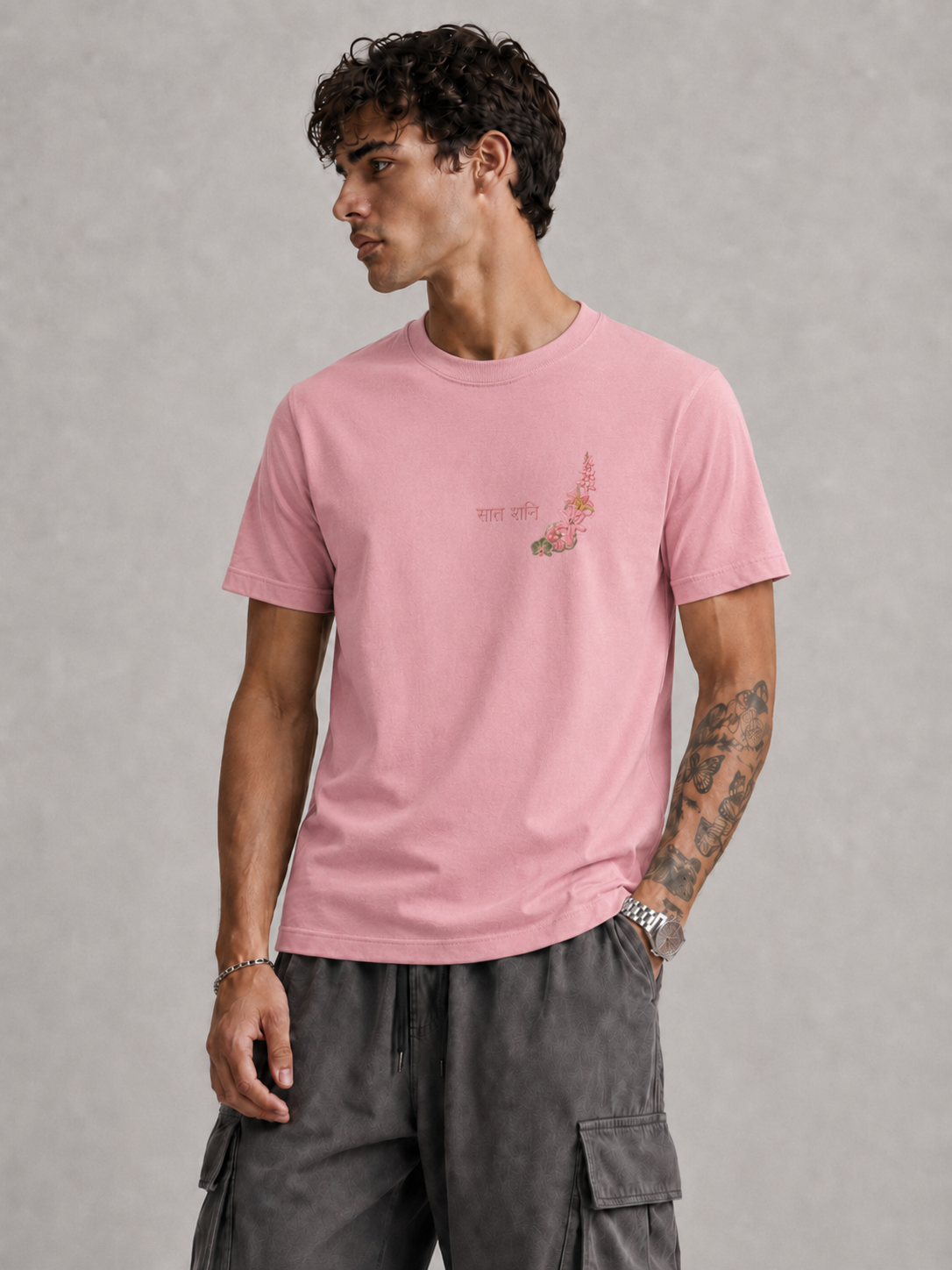 Blush Bloom Saat Shani Regular T-Shirt