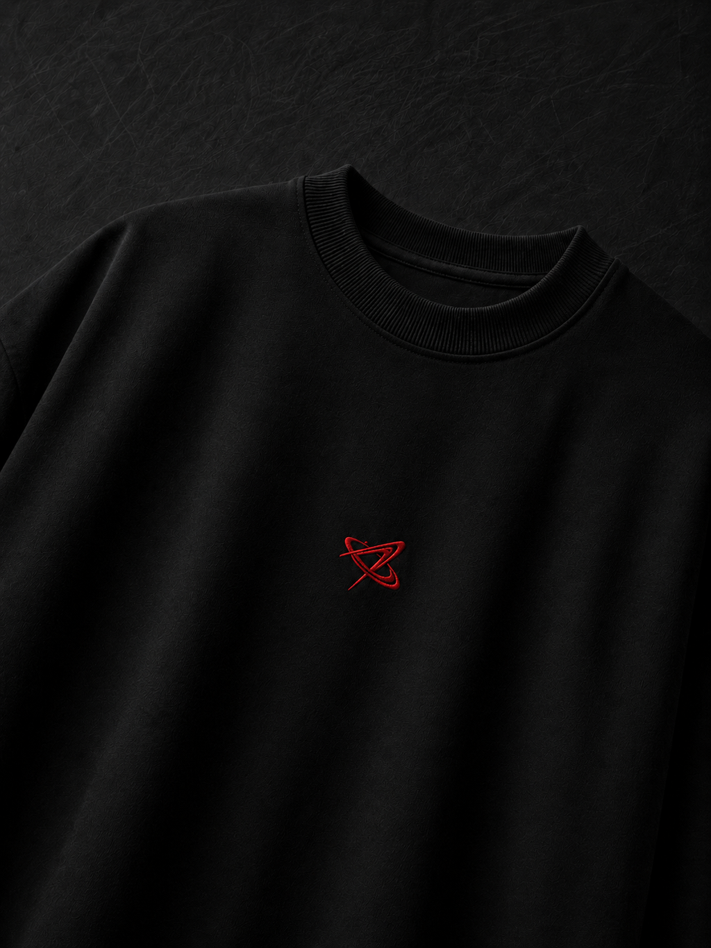 Saint Saturn Oversized Black T-Shirt